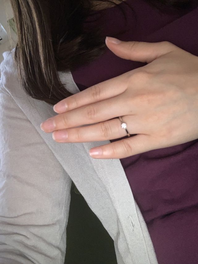 新作の指輪にしました。