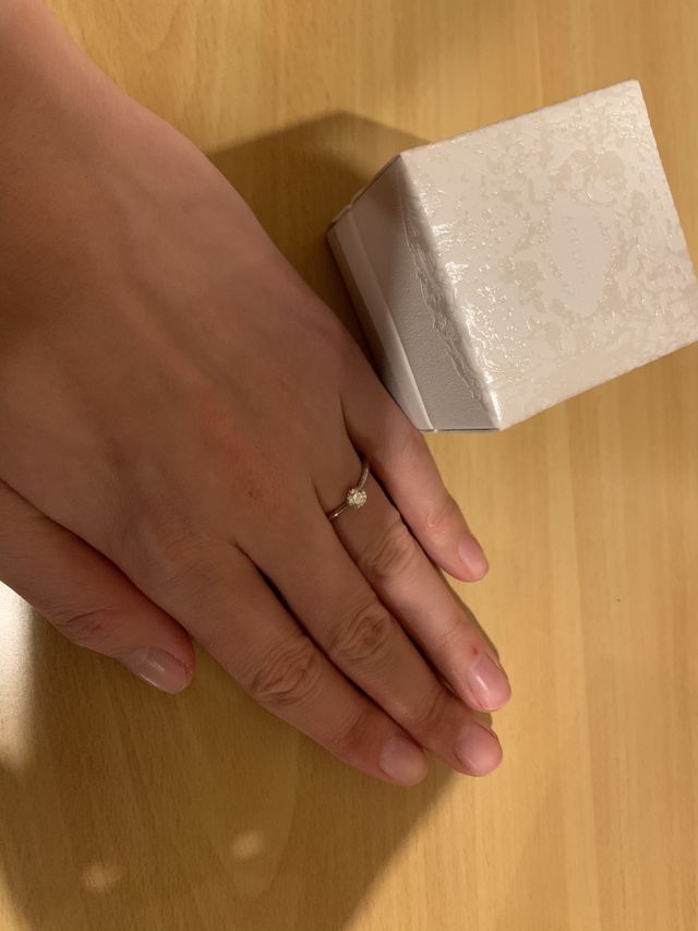 プロポーズされた記念に。