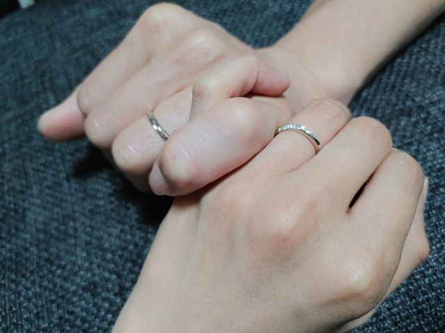 2人で初めて着けた日