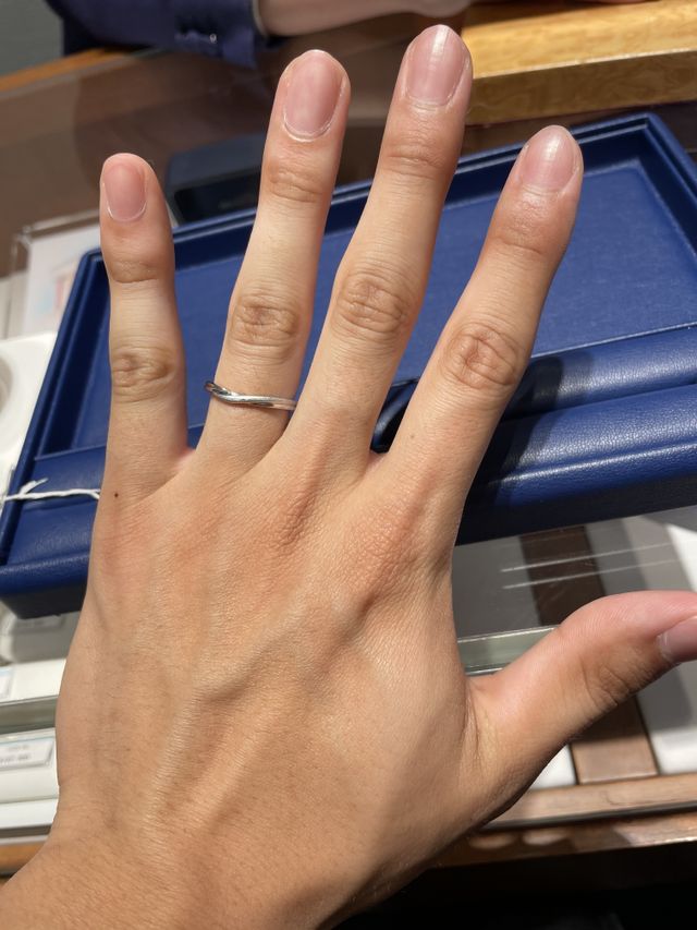 メンズを試着しました