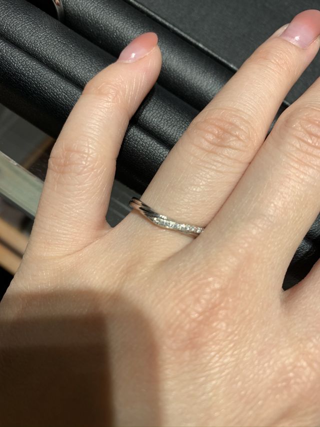 レディースを試着しました
ウェーブのデザインです