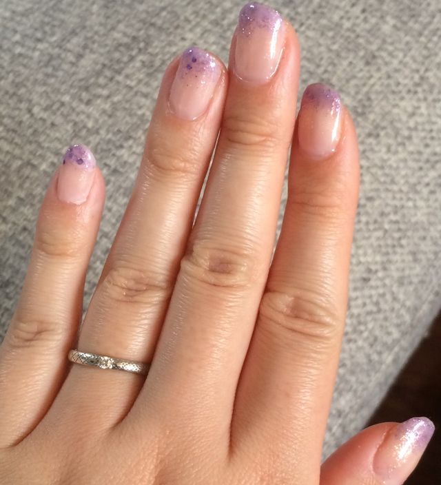 ダイヤがとても綺麗です。