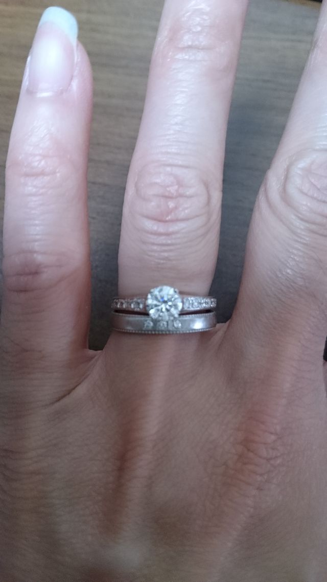 結婚指輪との重ね着け