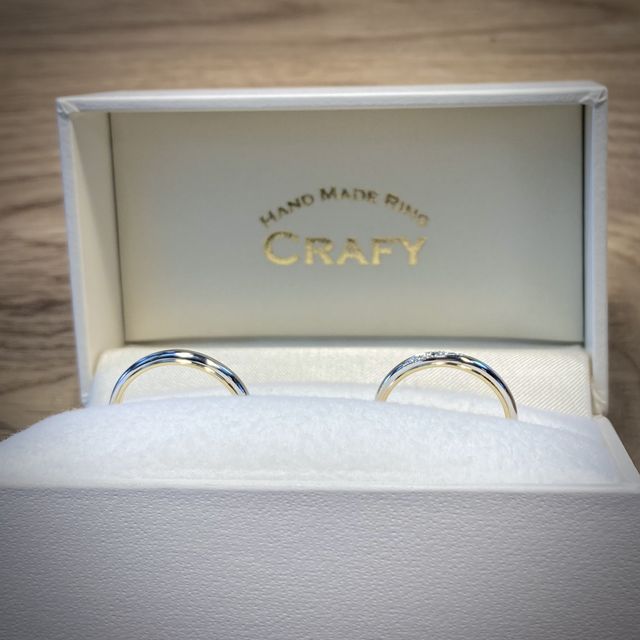 PT950&times;18KYGで特に料金をプラスせずに作りました。