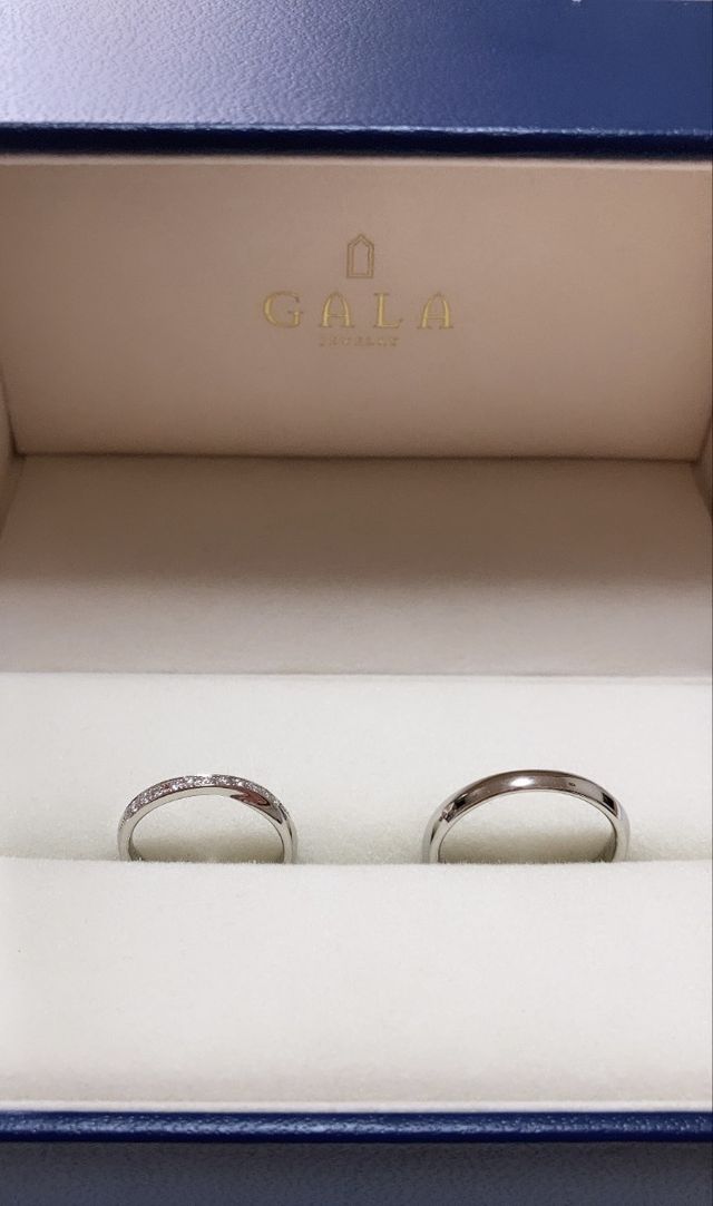 カーブがかったデザインで統一感があり、上品さがある。