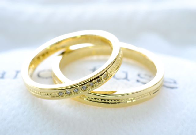 デザインワックスコースでの結婚指輪製作