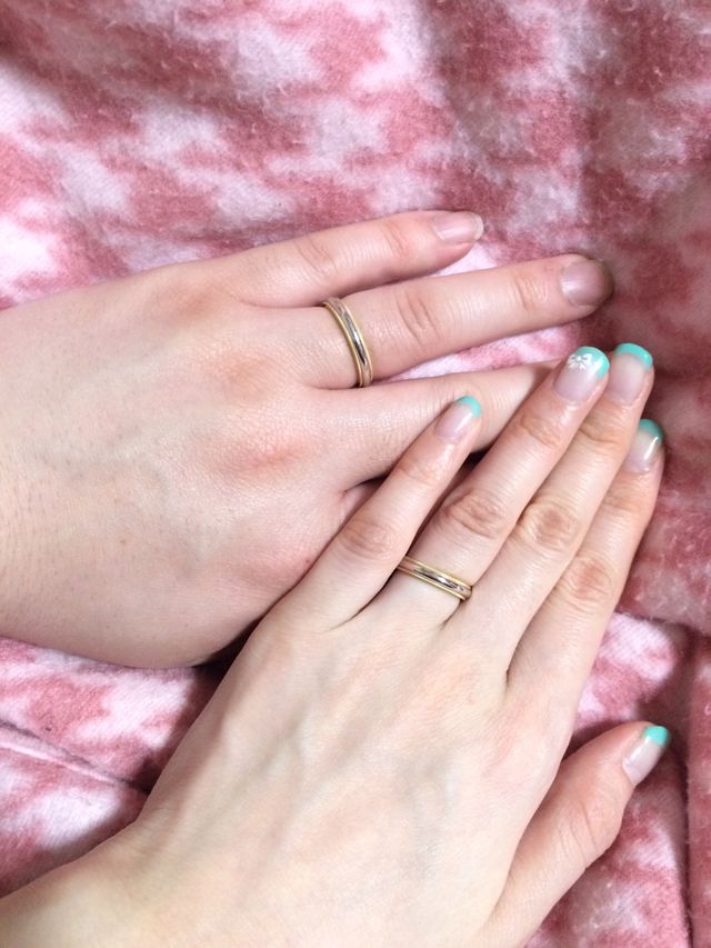 ミル打ちがキラキラ光っています。