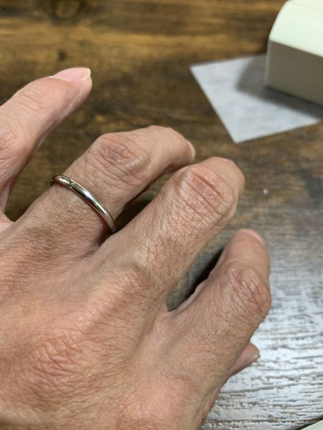 指輪が苦手だったんですが、気に入りました！