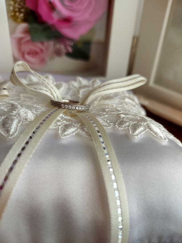 購入時に付いていたリングピローです。