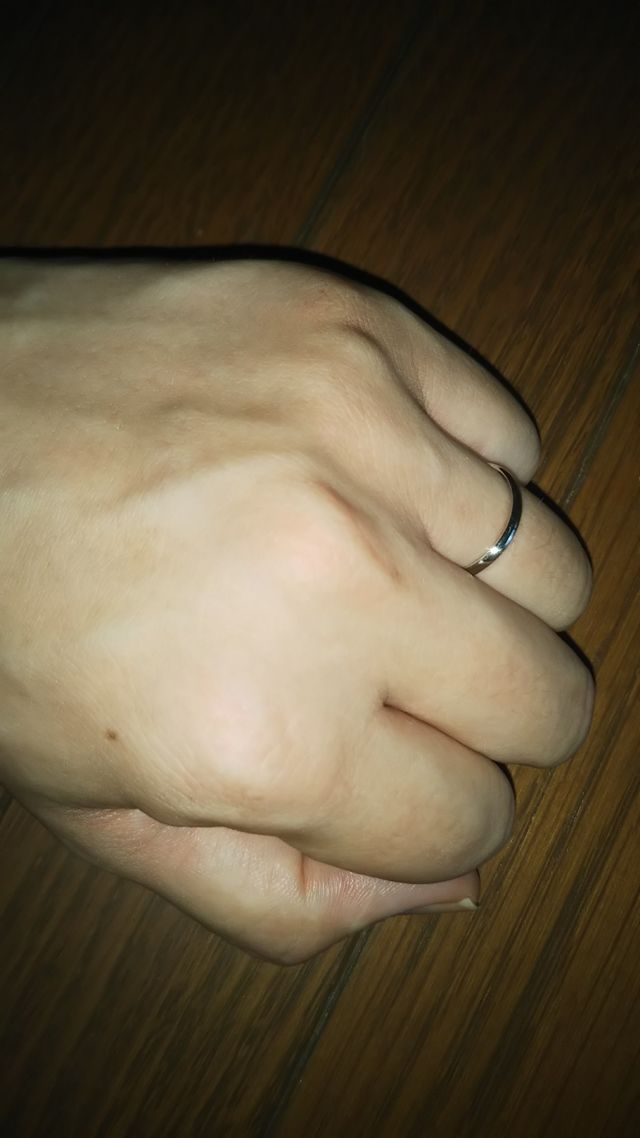 結婚指輪、着用時