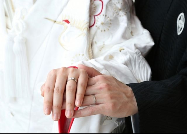 前撮りの際プロの撮影