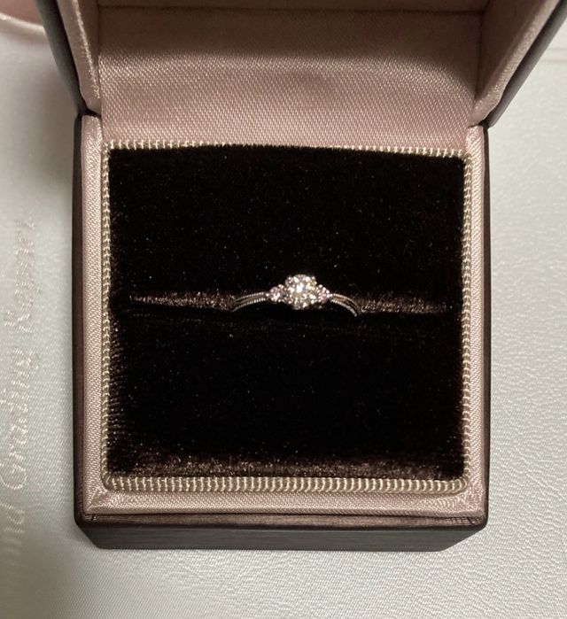 ミル打ちとピンクダイヤに惹かれました