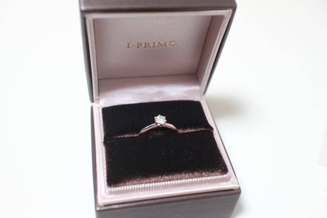 婚約指輪は元旦那さんからプロポーズでパカっとされました