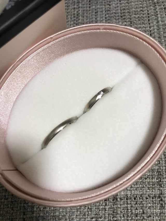 指輪も指輪ケース？も可愛くて満足しています。