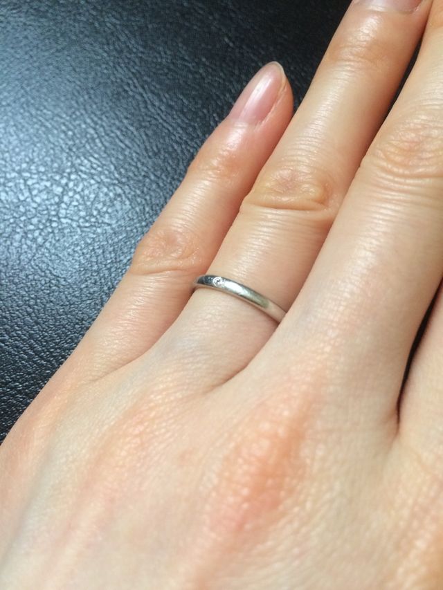 実際にはめて撮影したもの1