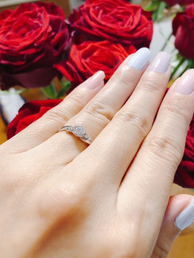 0.3カラット、Dカラー、IF、エクセレント。