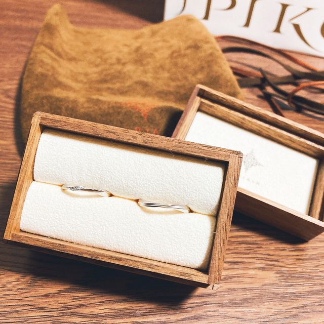 2人で決めて購入した結婚指輪です。
お気に入りです