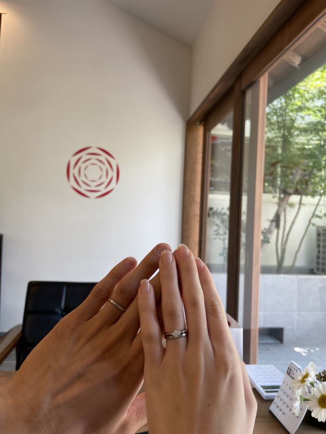 着用時の写真です。