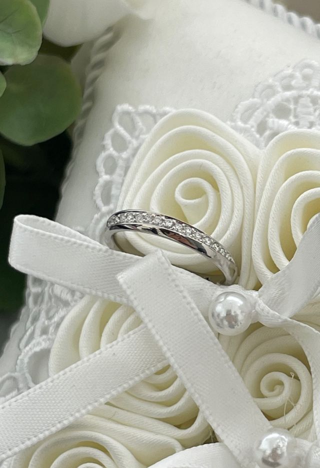 完成した指輪を受け取りに行った時に撮らせていただいたものです