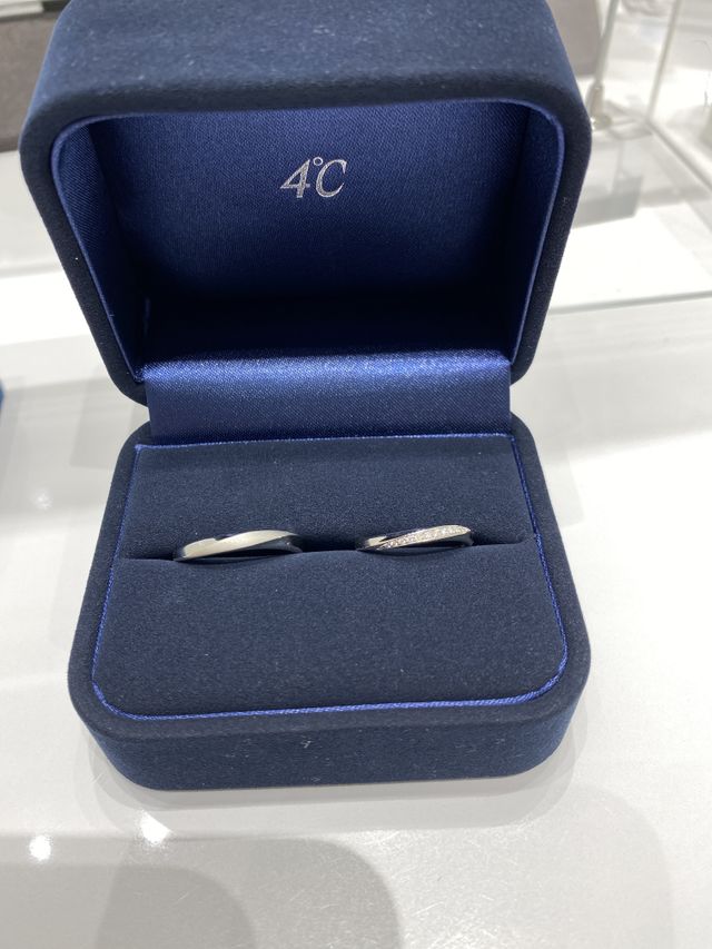 4℃結婚指輪！