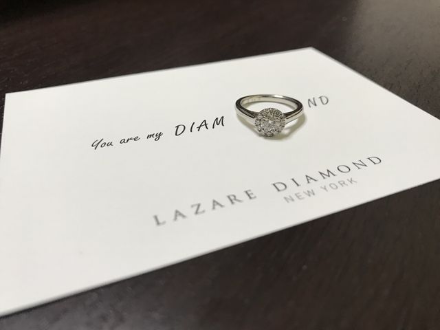 お店でいただいたカードにあわせて。