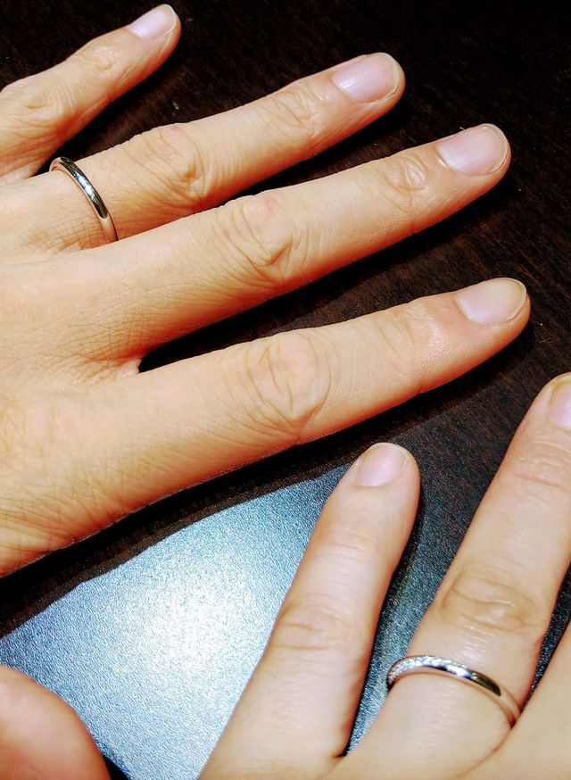 試着したとき二人でとりました。