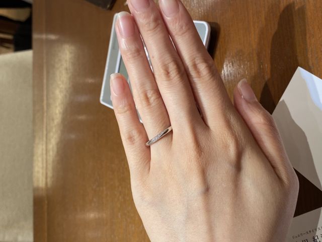 試着させて頂き、気に入ったデザインのものです。