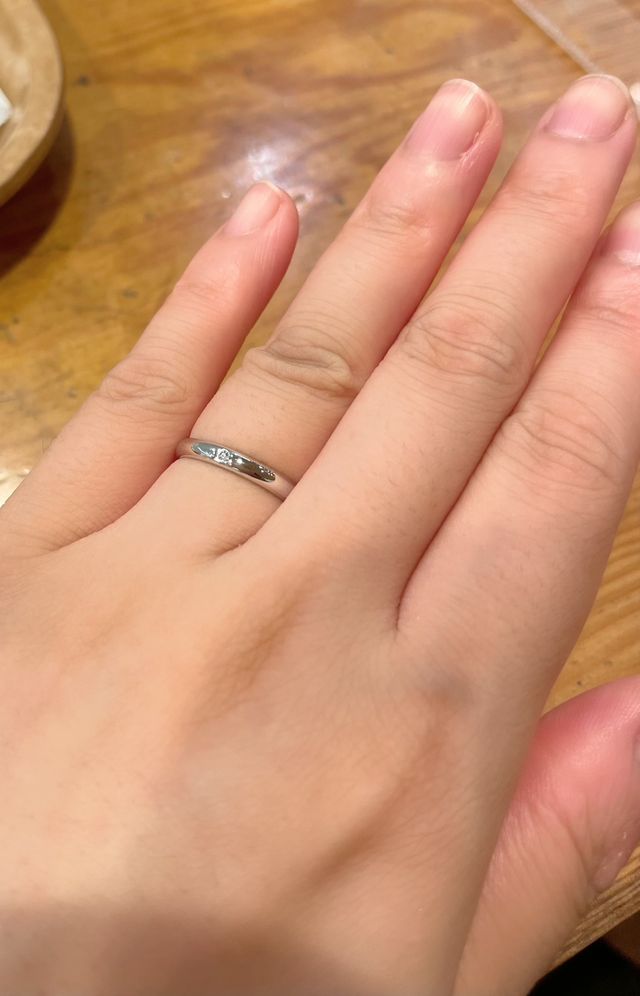 一つ石の入ったタイプです