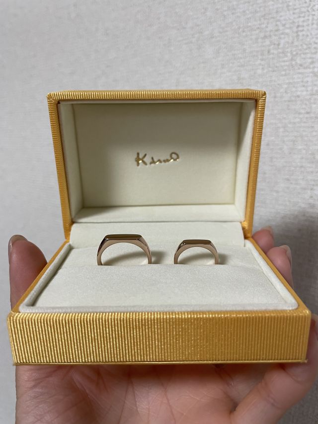 フルオーダーのシグネットリングです！