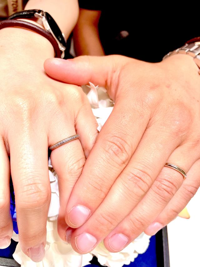 販売員の方に撮影してもらいました。