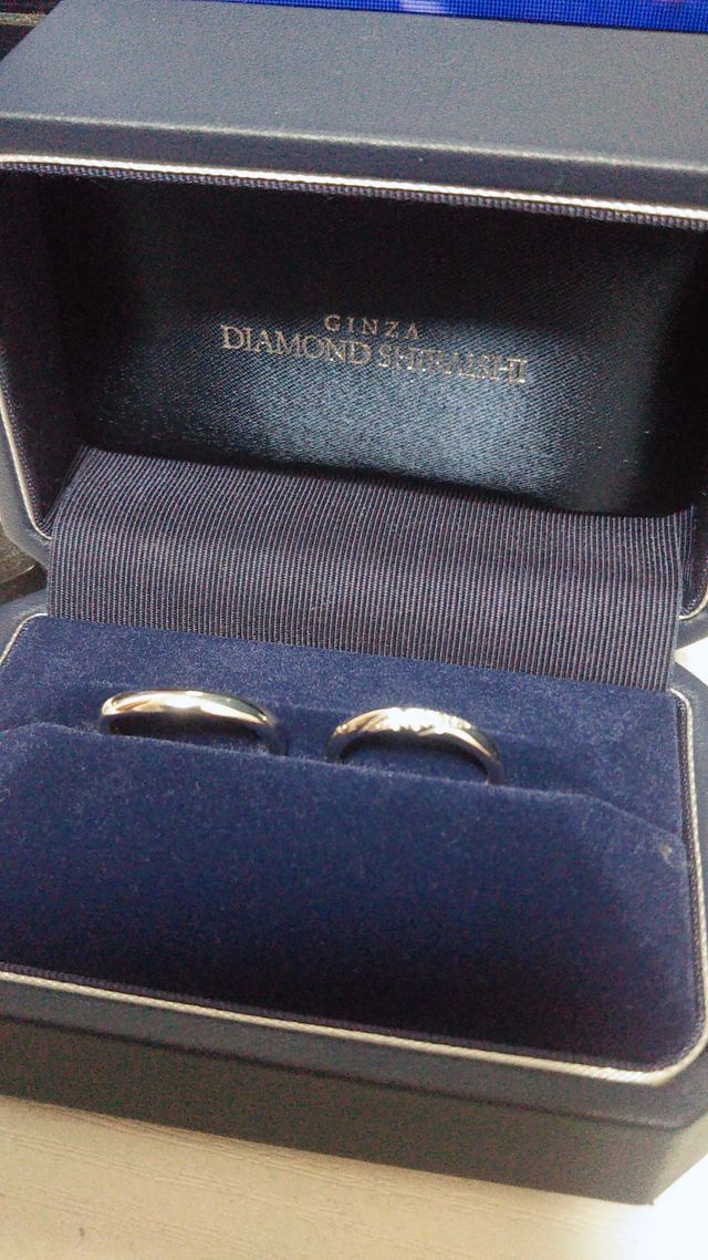 2人の大切な指輪を選ぶ事ができ、大切にしていきたいです。