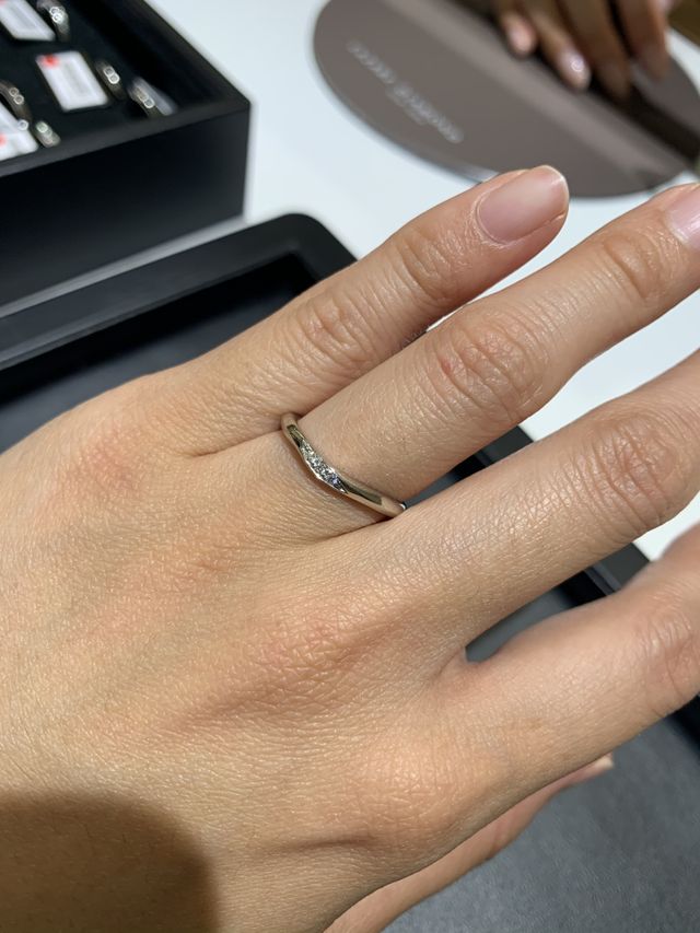 Vライン　ハドソン　試着