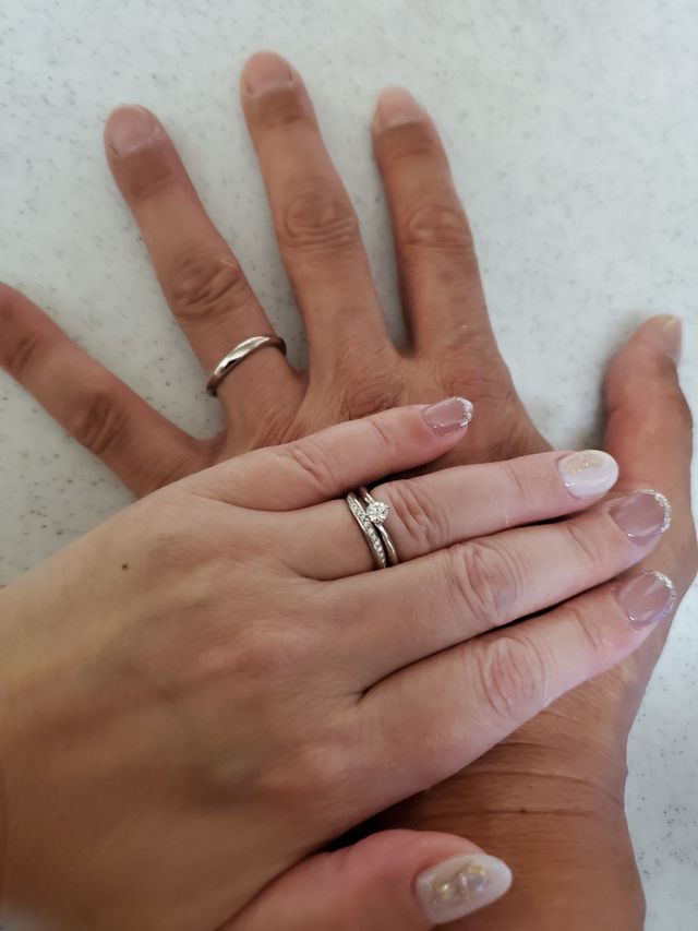 購入してから撮影しました。