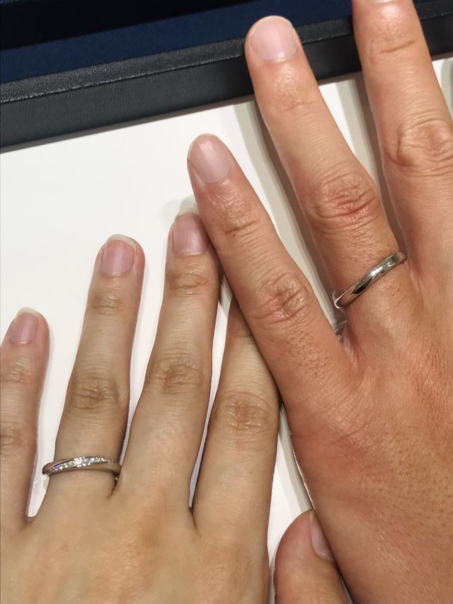 全体がウェーブしていてとても綺麗なライン