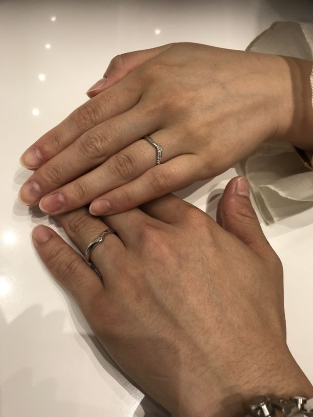 受け取り時に着用した写真。