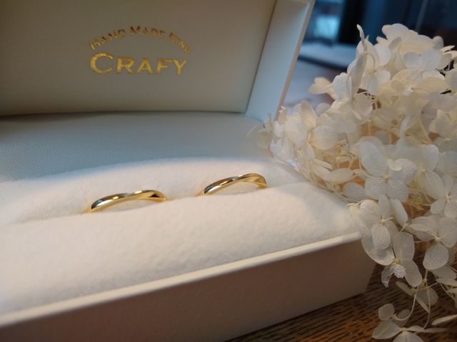 二人でデザインや素材太さなど好みのものが作れて大満足です。