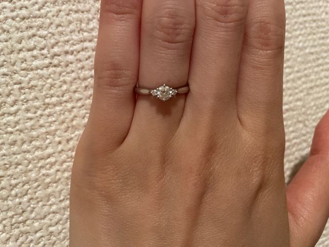 白鈴の婚約指輪です