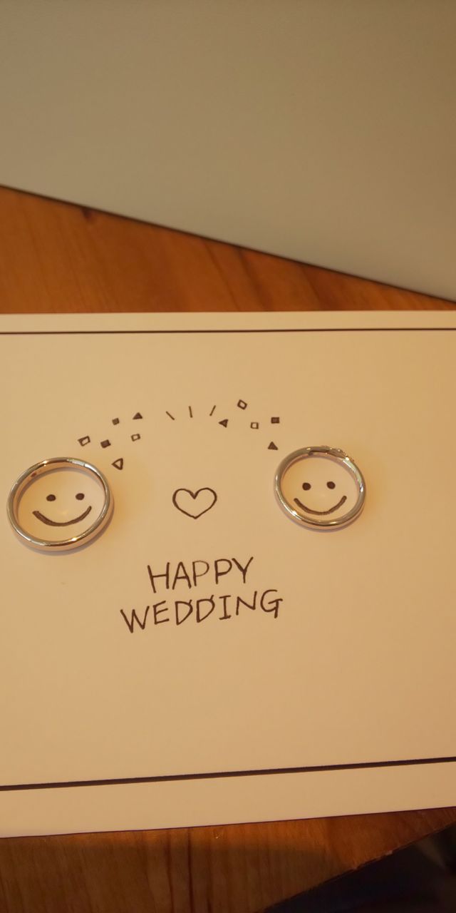 撮影用の台紙はお店から貰えました。