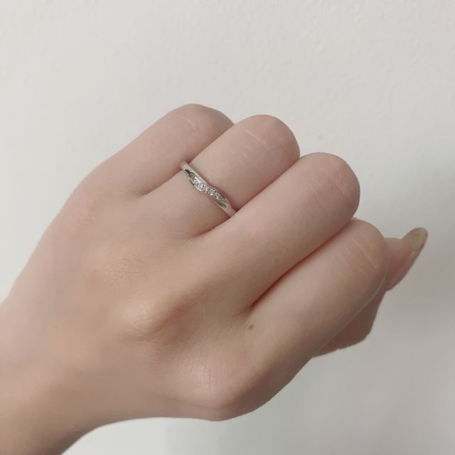 メレダイヤも、派手過ぎず程よいキラキラが可愛いです。