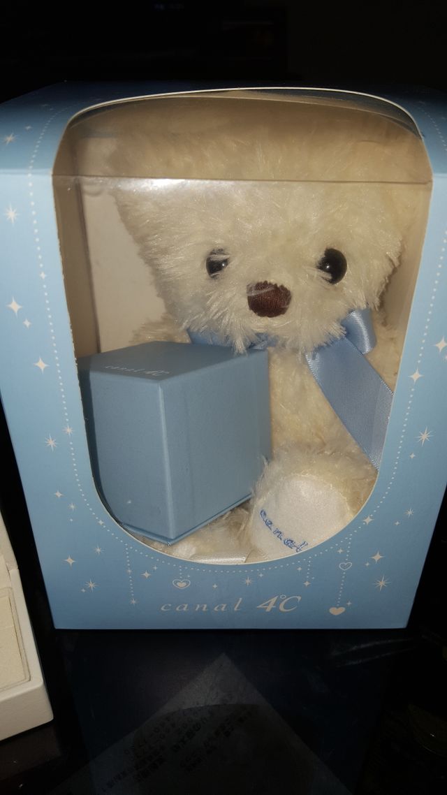 指輪購入時のノベルティー(オルゴール)