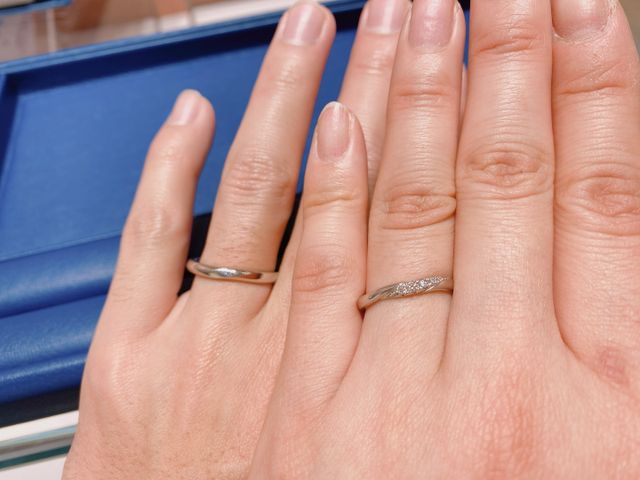 試着時ので、ほかのもはめたけど、結局これに戻りました！！