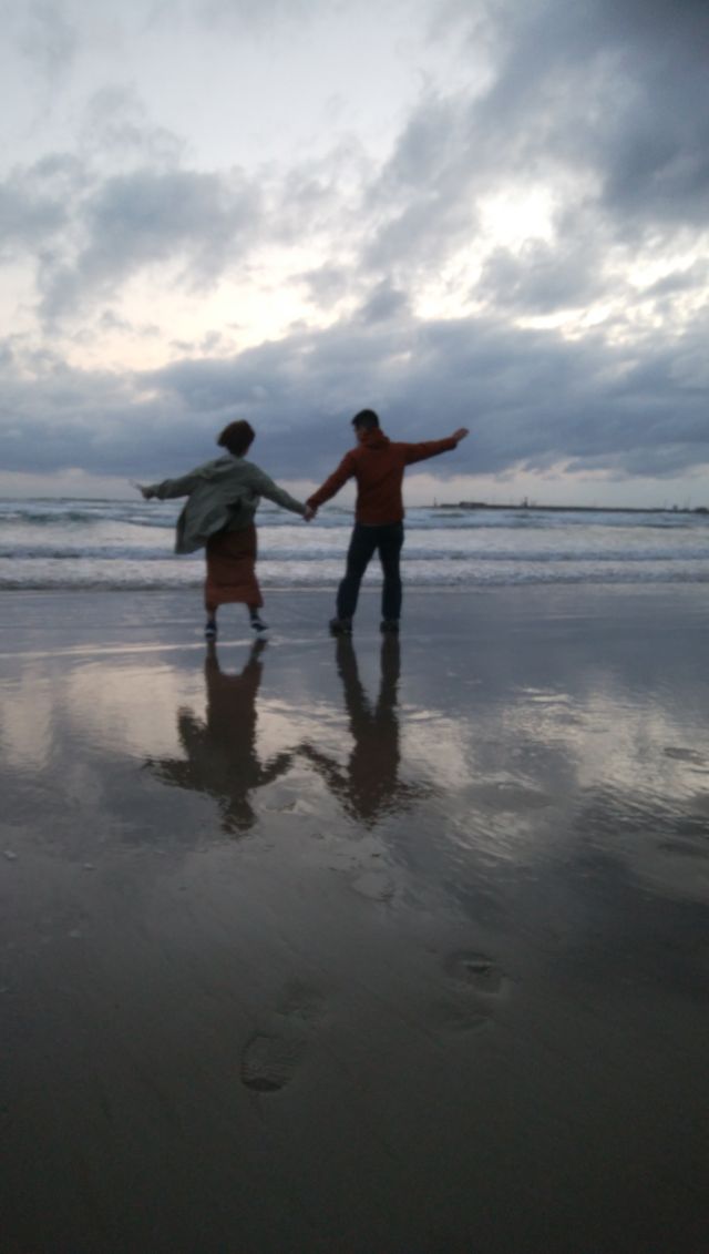 『稲佐の浜』です。
出雲はとても気持ちのいい土地でした。