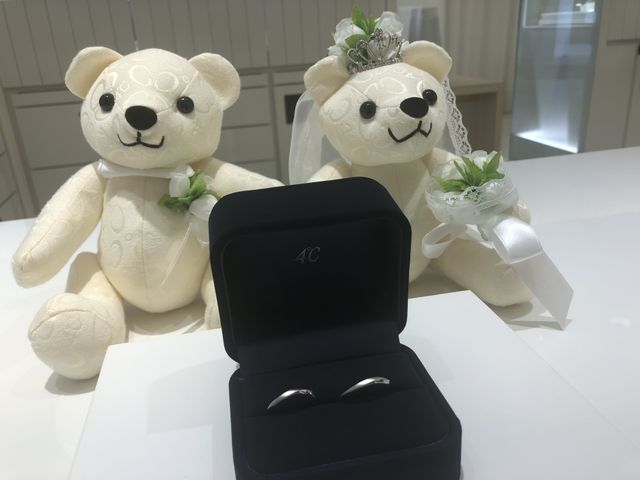 お店で受け取った時の写真
思った通り綺麗に出来上がって
ます