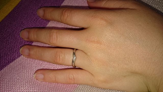 結婚指輪です
