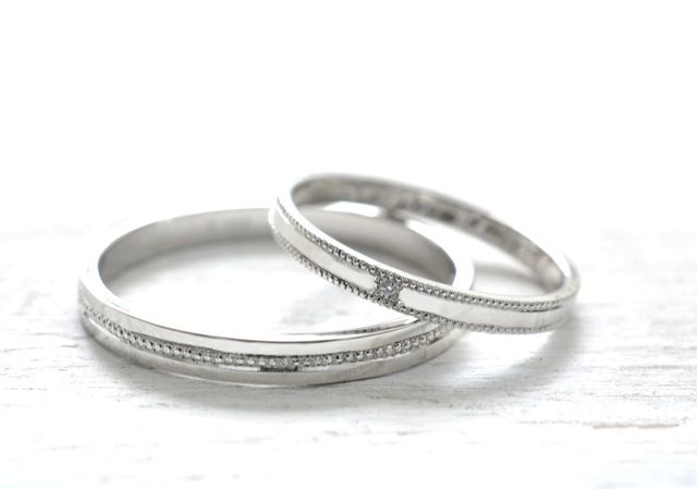 加工前の物から想像つかない素敵な指輪に大変身★