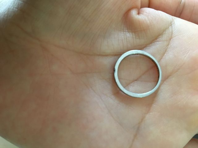 シンプルなリングです。