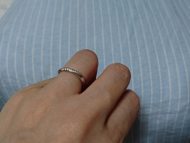 結婚指輪です。