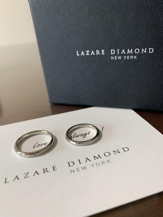 夫とはお揃いのものを選びました。