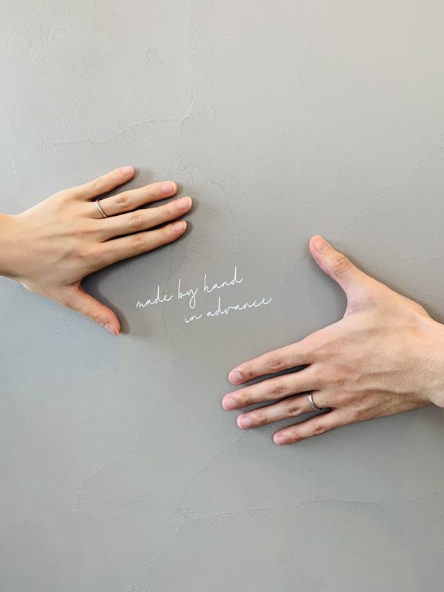 完成後にアトリエで撮影してもらいました！