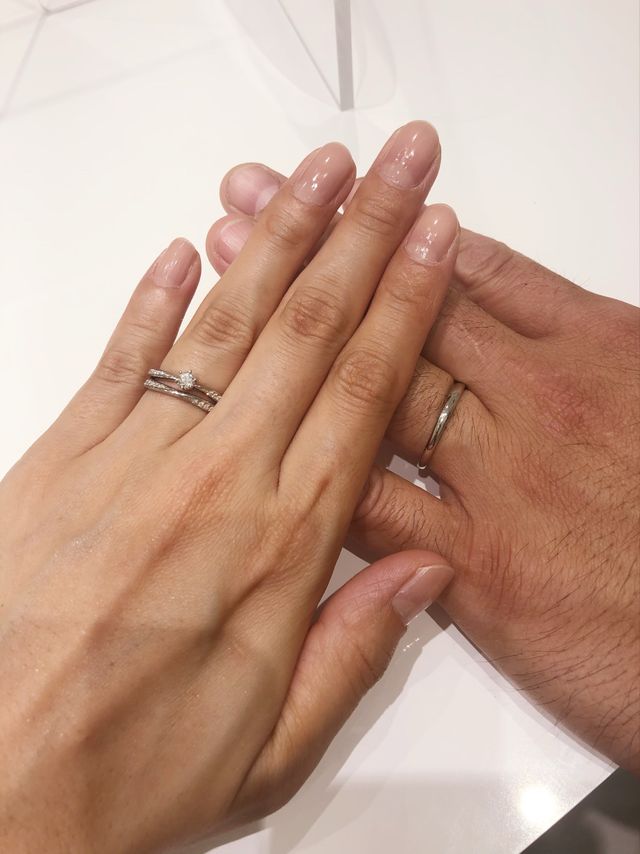 セットリングにしてよかったのは、重ね付けのバランスが良い